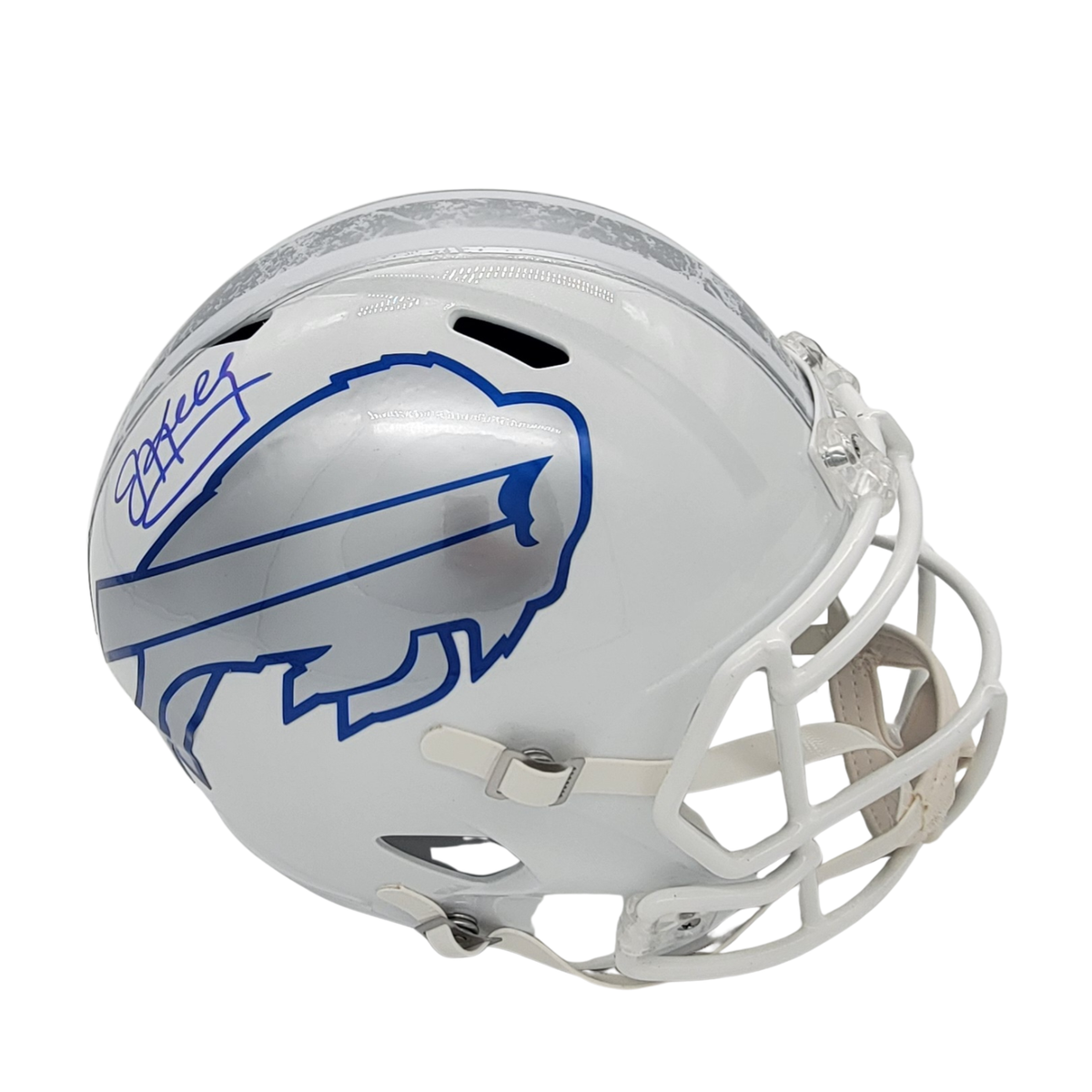 Jim Kelly Signed Buffalo Bills Rivalries Replica Full Size Helmet - Beckett-Powers Sports Memorabilia