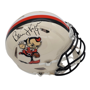 Bernie Kosar Signed Cleveland Browns Retro Authentic Full Size Helmet - Beckett-Powers Sports Memorabilia