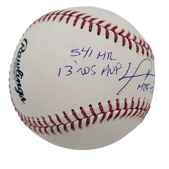David Ortiz Signed Boston Red Sox OML Baseball W/Mutiple Inscriptions - Beckett-Powers Sports Memorabilia