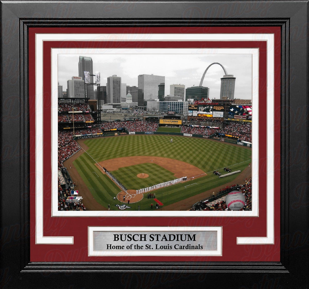St. Louis Cardinals Busch Stadium 8" x 10" Framed Baseball Display Photo-Powers Sports Memorabilia