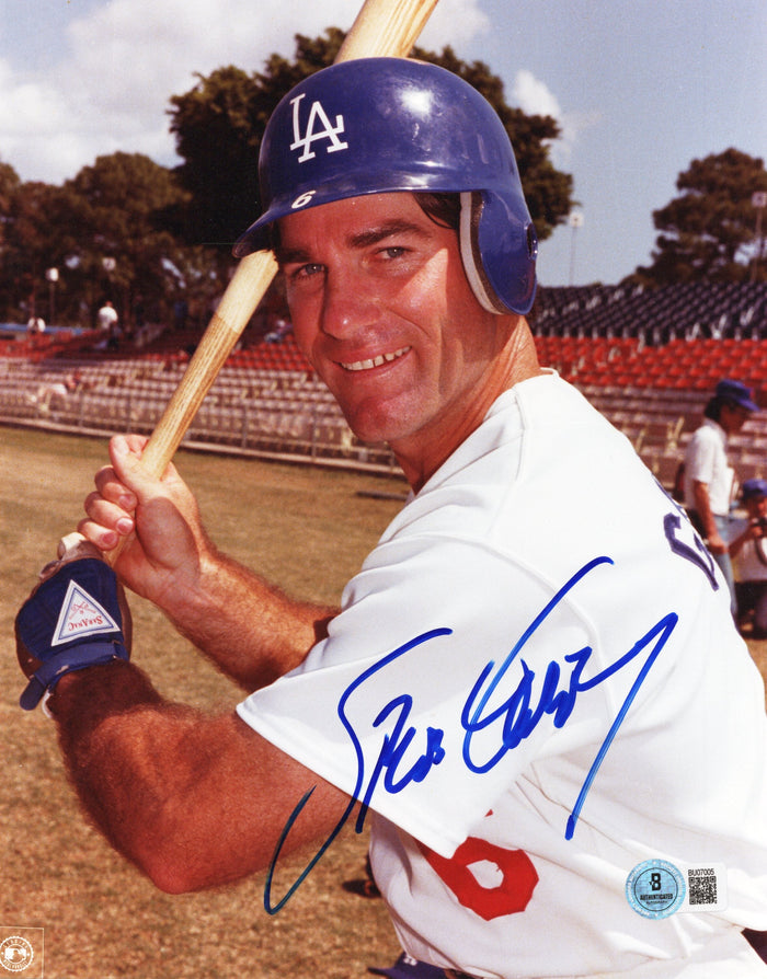 Steve Garvey Signed Los Angeles Dodgers 8x10 Photo Beckett-Powers Sports Memorabilia