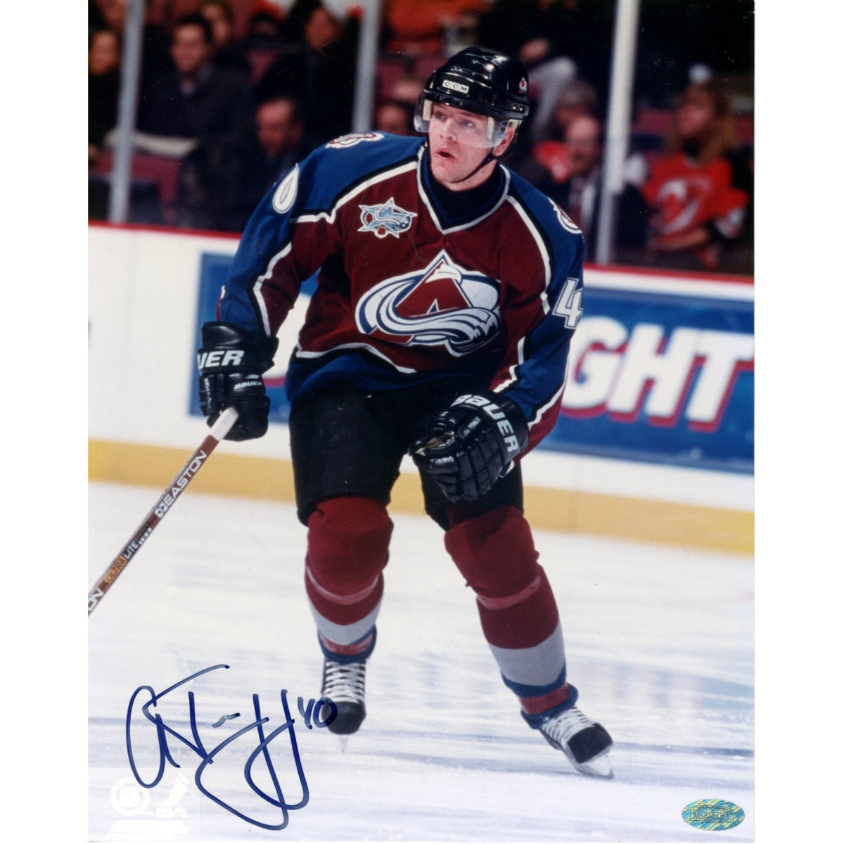 Alex Tanguay Colorado Avalanche Signed 8x10 Photo - Mounted Memories-Powers Sports Memorabilia