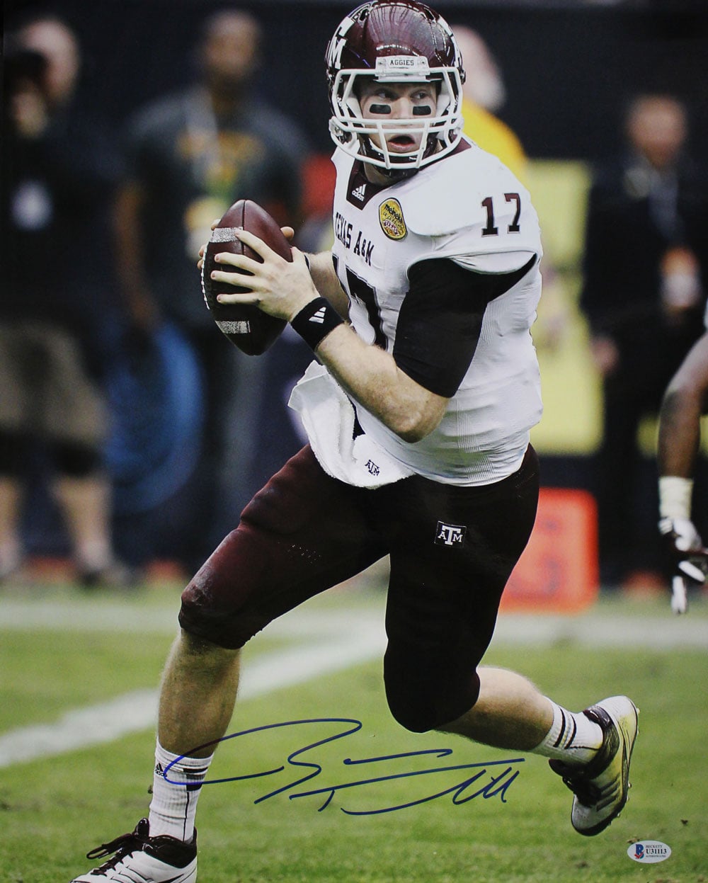 Ryan Tannehill Texas A&M Signed 16x20 Photo - Aggies Beckett-Powers Sports Memorabilia