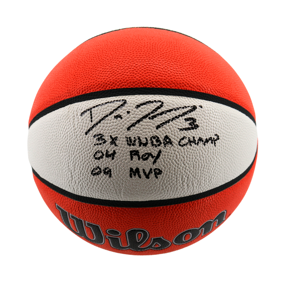 Diana Taurasi Phoenix Mercury Signed Inscribed WNBA Auth Series Basketball-Powers Sports Memorabilia