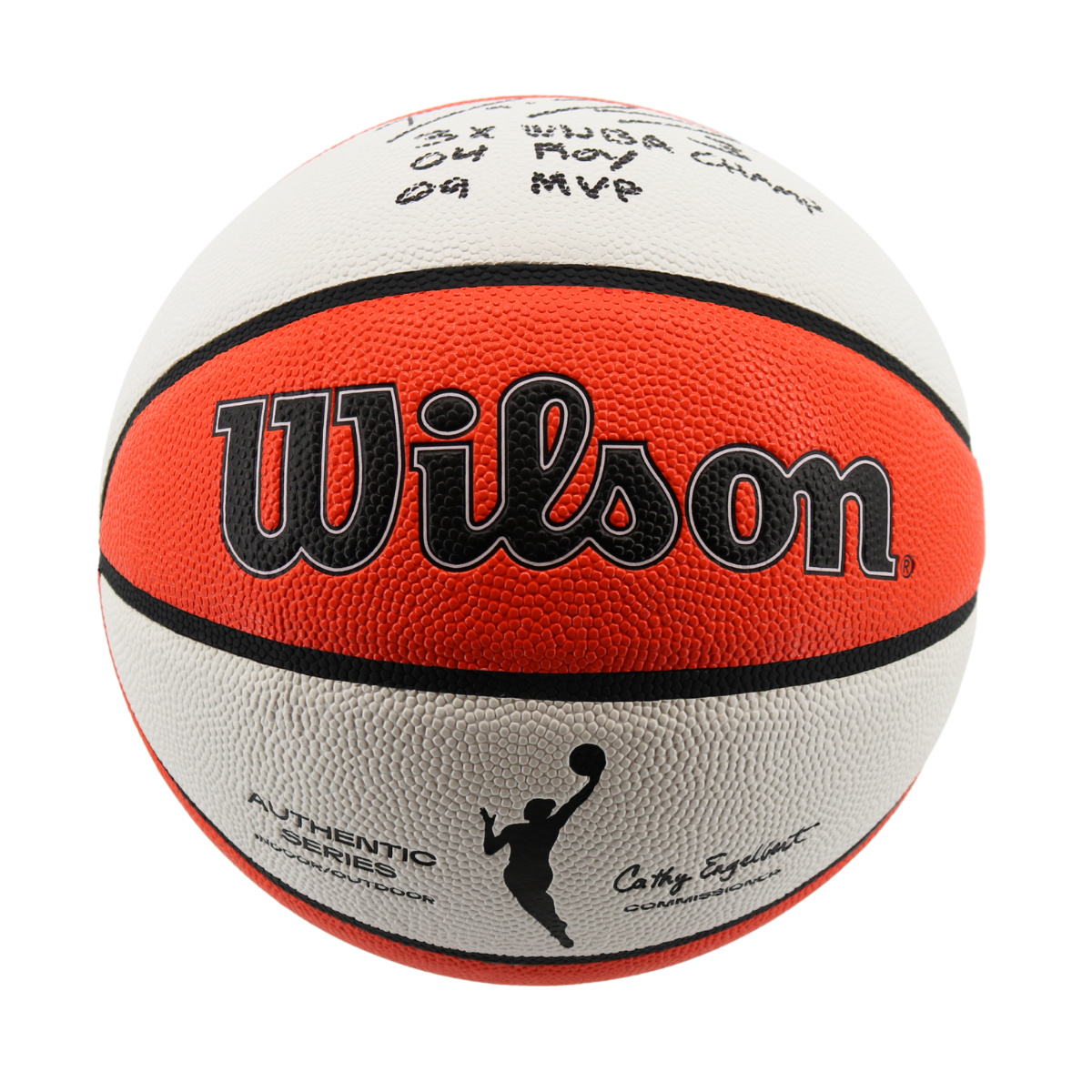 Diana Taurasi Phoenix Mercury Signed Inscribed WNBA Auth Series Basketball-Powers Sports Memorabilia