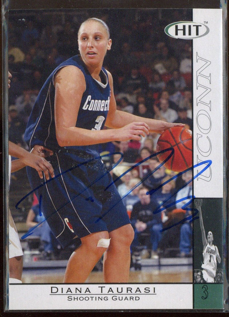 Diana Taurasi UConn Mercury Signed 2004 Rookie Sage HIT Card-Powers Sports Memorabilia