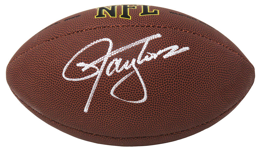 Lawrence Taylor Autographed Wilson Super Grip Full Size NFL Football-Powers Sports Memorabilia