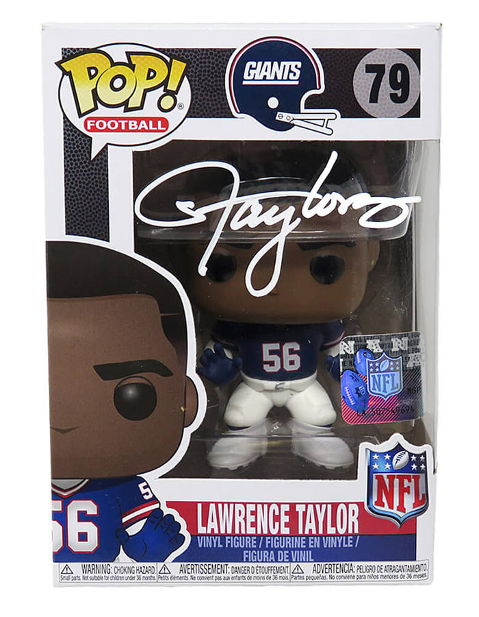Lawrence Taylor New York Giants Autographed NFL Legends Funko Pop #79-Powers Sports Memorabilia