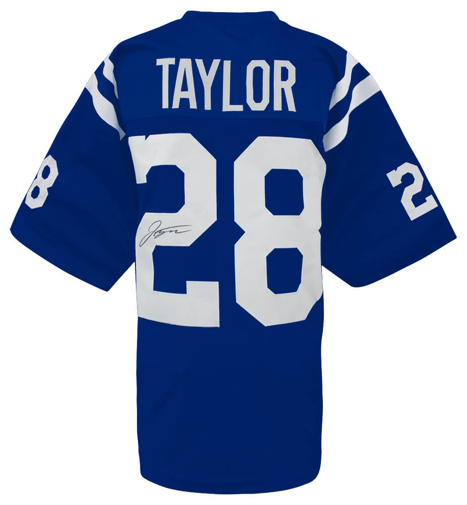Jonathan Taylor Autographed Blue Custom Football Jersey-Powers Sports Memorabilia