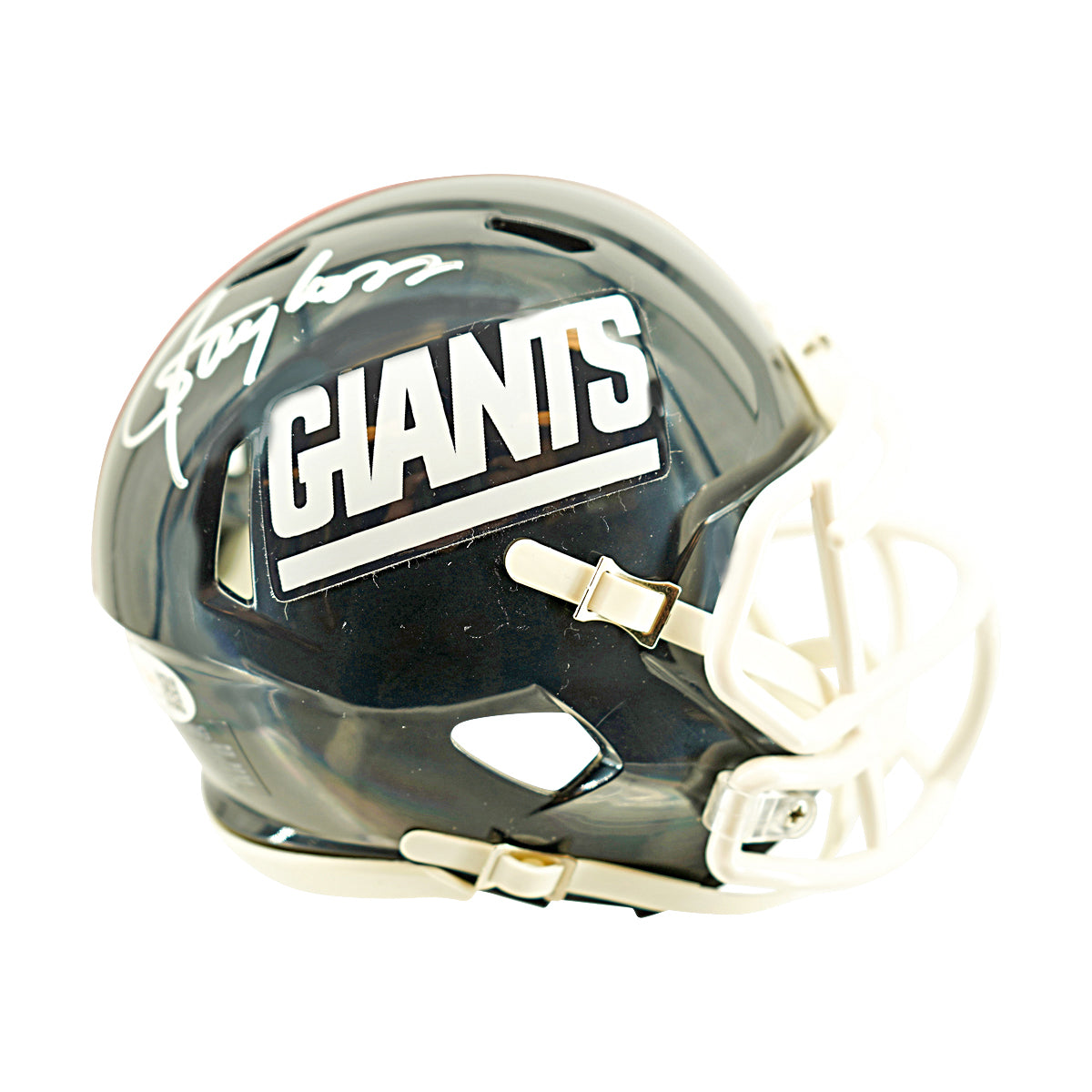 Lawrence Taylor New York Giants Signed Riddell Mini Helmet Beckett Holo-Powers Sports Memorabilia