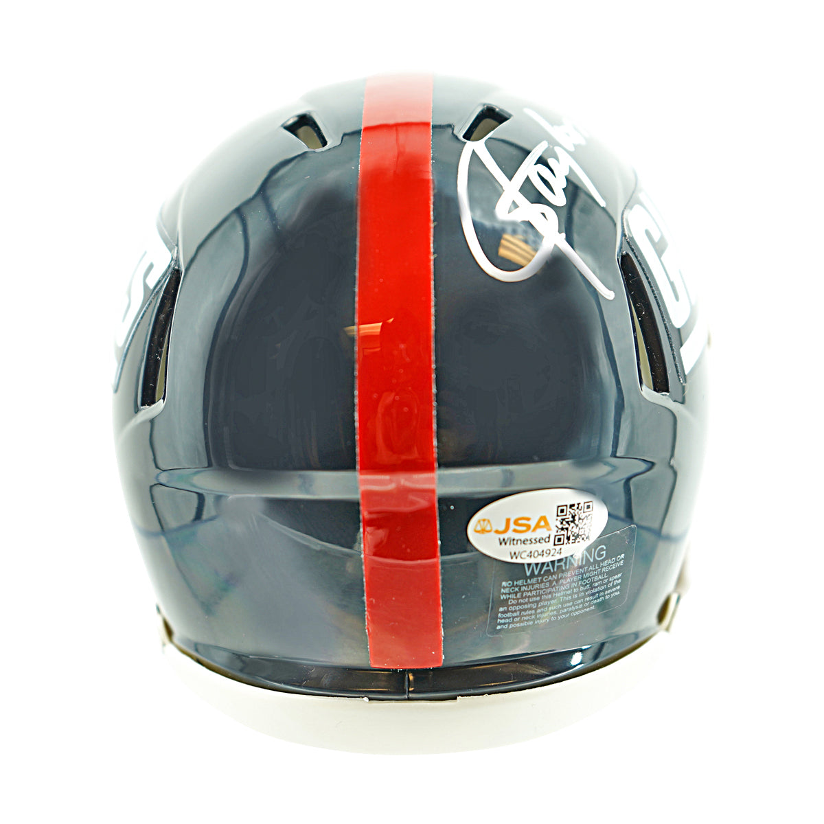 Lawrence Taylor New York Giants Signed Riddell Mini Helmet Beckett Holo-Powers Sports Memorabilia