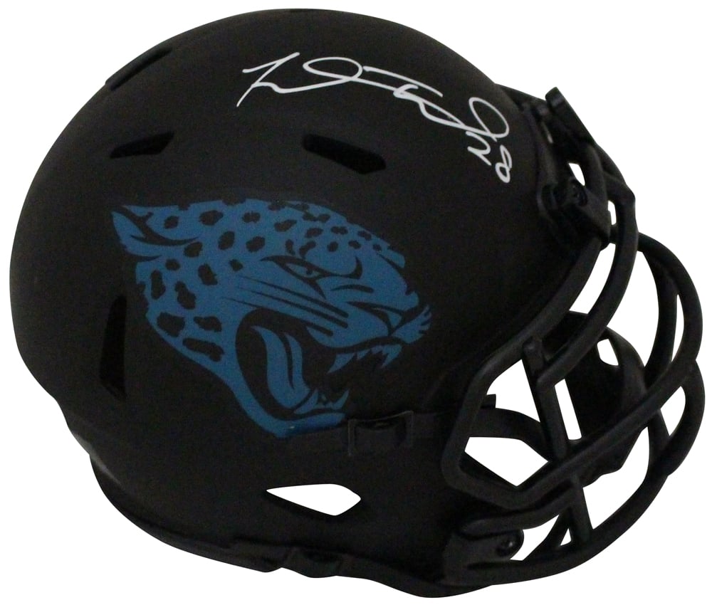 Fred Taylor Signed Jacksonville Jaguars Eclipse Mini Helmet – Red – Beckett Authenticated-Powers Sports Memorabilia