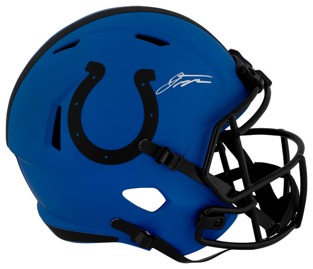 Jonathan Taylor Indianapolis Colts Autographed RAVE Full Size Riddell Replica Helmet-Powers Sports Memorabilia