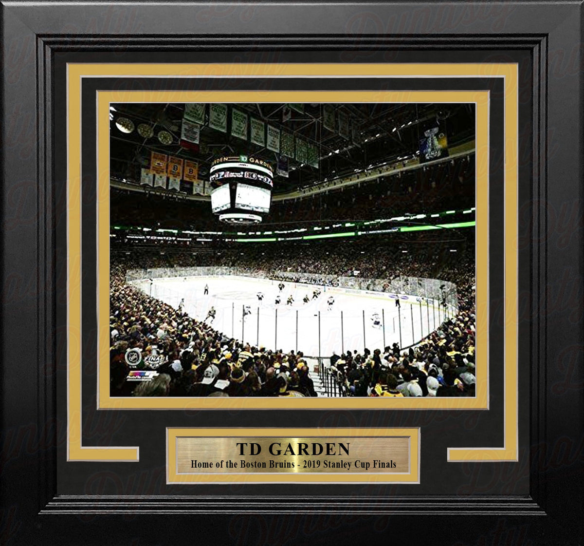 Boston Bruins TD Garden 2019 Stanley Cup Finals 8" x 10" Framed Hockey Stadium Photo-Powers Sports Memorabilia
