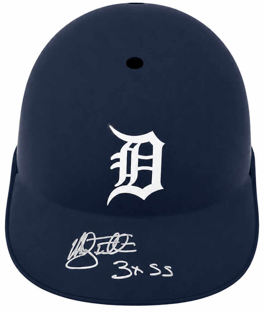Mickey Tettleton Autographed Detroit Tigers Souvenir Replica Batting Helmet with 3x SS-Powers Sports Memorabilia