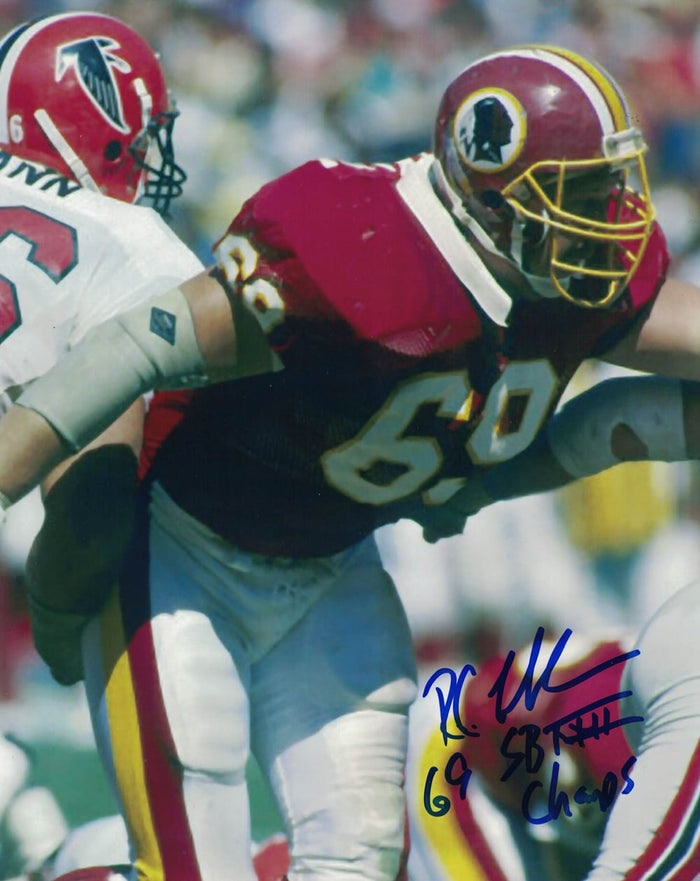 R.C. Thielemann Signed Washington Redskins 8x10 Photo SB Champs-Powers Sports Memorabilia