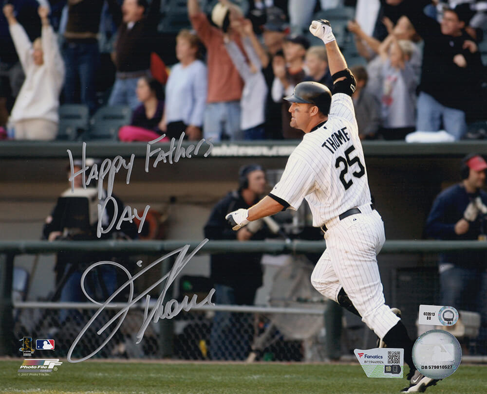 Jim Thome Chicago White Sox Autographed 8x10 Photo Fanatics