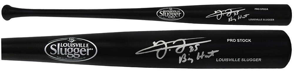 Frank Thomas Autographed Louisville Slugger Pro Stock Black Baseball Bat with Big Hurt-Powers Sports Memorabilia