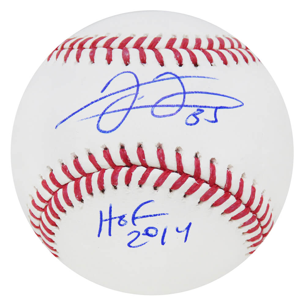 Frank Thomas Autographed Rawlings MLB Baseball with HOF 2014-Powers Sports Memorabilia