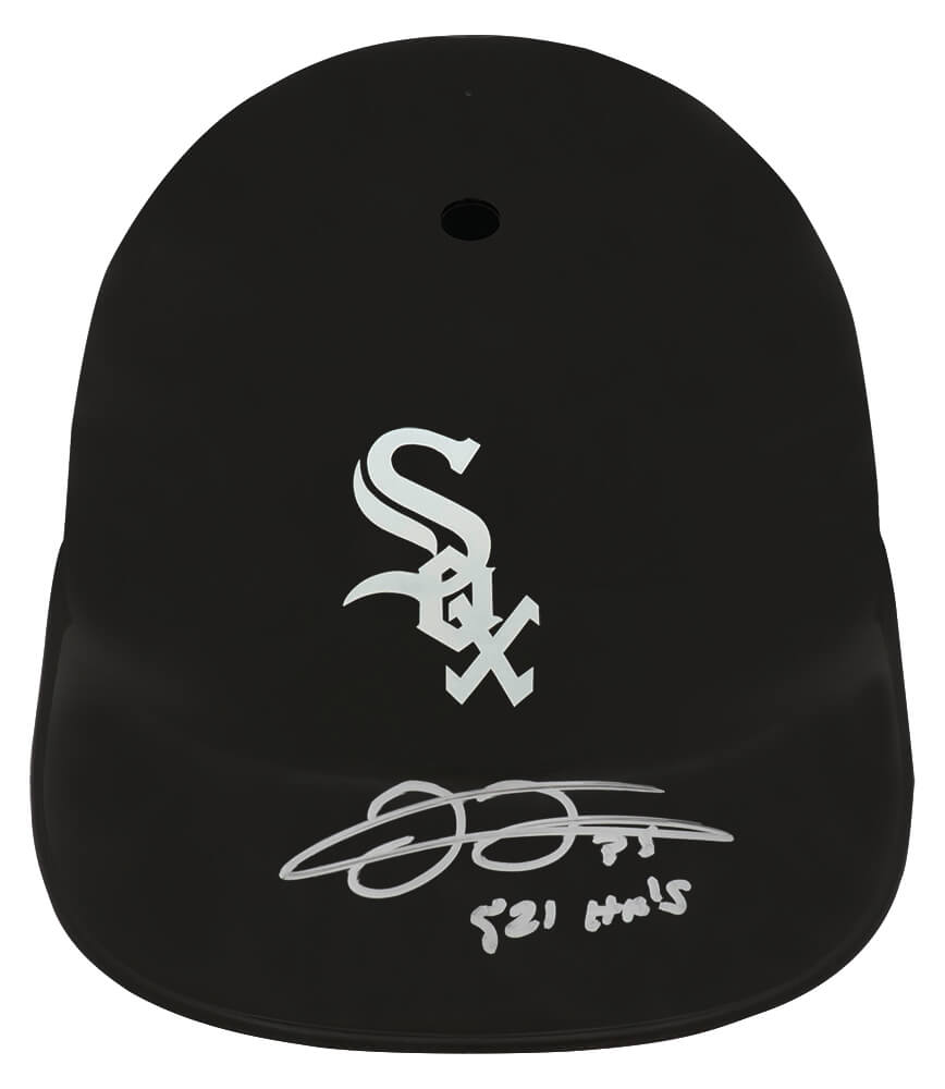 Frank Thomas Autographed Chicago White Sox Replica Souvenir Batting Helmet with 521 HR's-Powers Sports Memorabilia