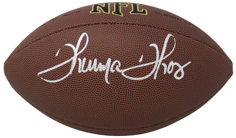 Thurman Thomas Autographed Wilson Super Grip Full Size NFL Football-Powers Sports Memorabilia