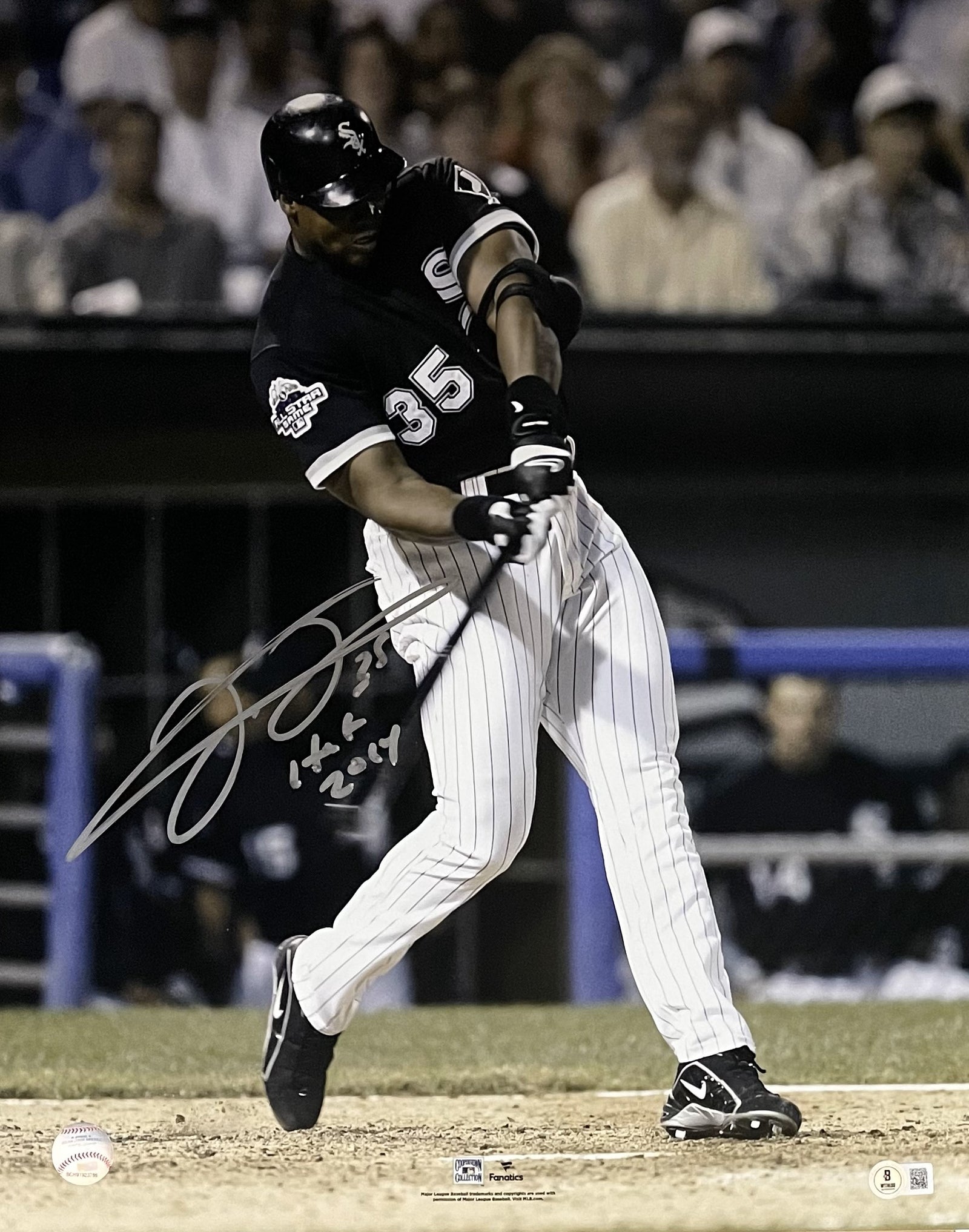 Frank Thomas Signed Chicago White Sox 16x20 Photo – Beckett Authenticated-Powers Sports Memorabilia