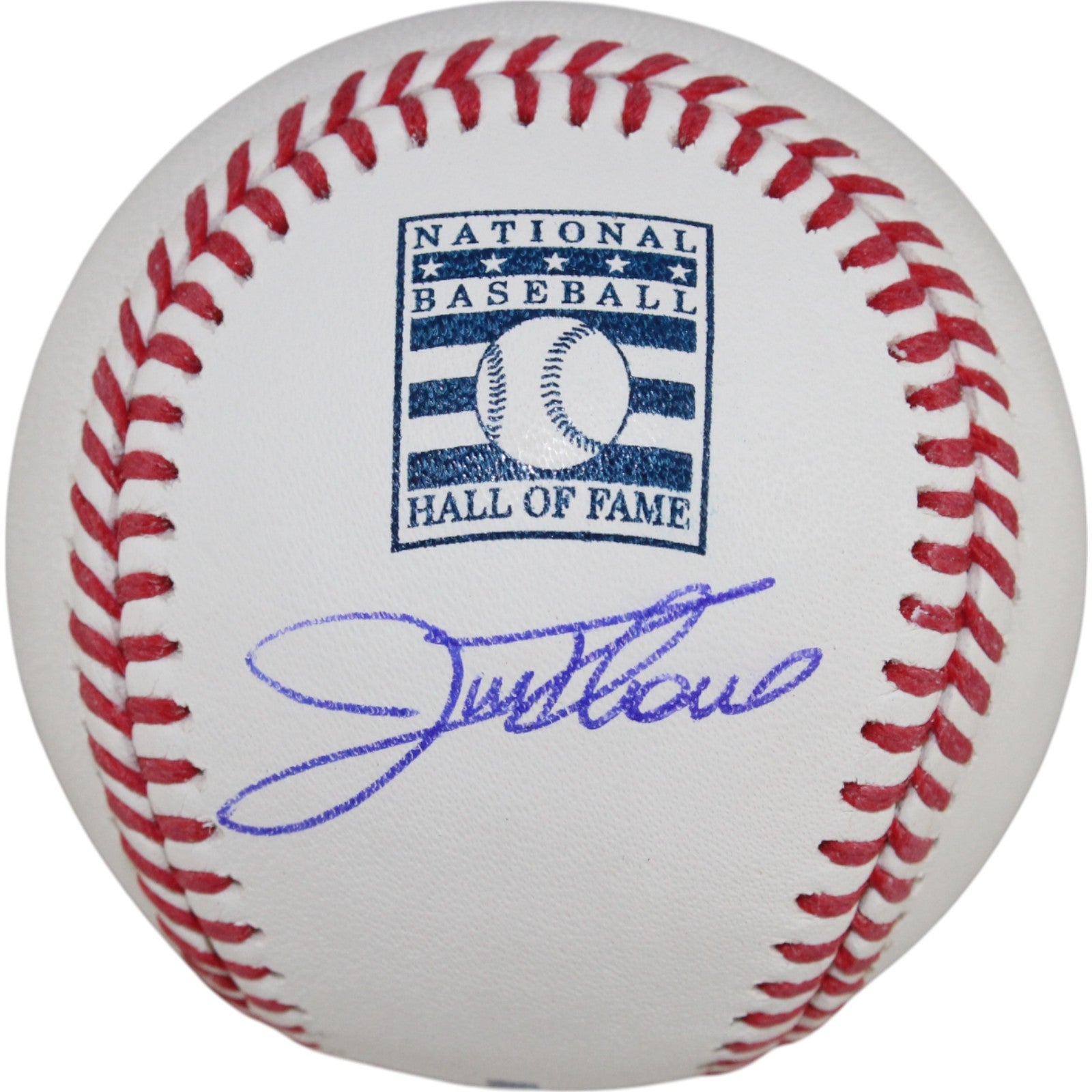 Jim Thome Cleveland Indians HOF Signed OML Baseball-Powers Sports Memorabilia