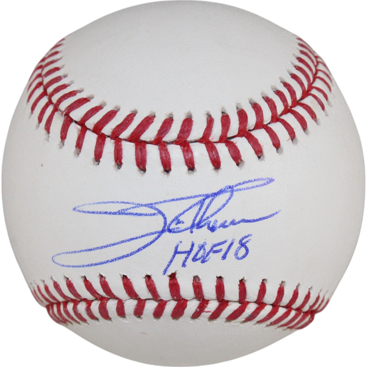Jim Thome Signed Cleveland Indians Official MLB Baseball HOF 18 – Beckett Authenticated-Powers Sports Memorabilia