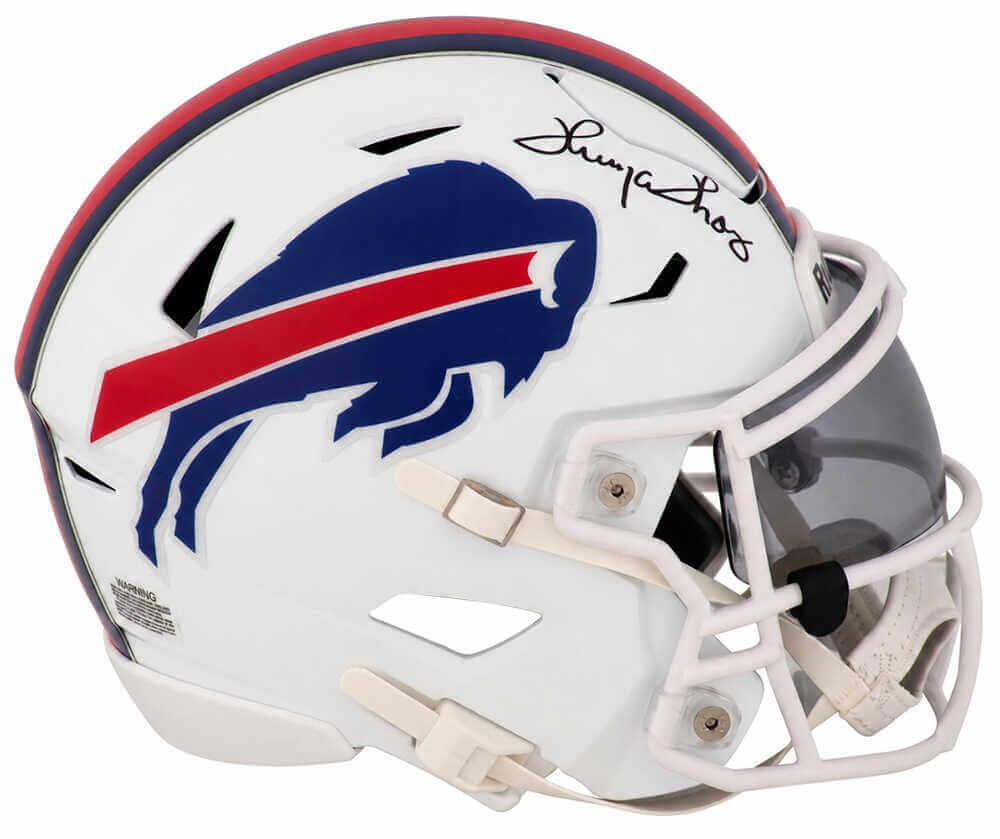 Thurman Thomas Autographed Buffalo Bills Riddell Mid-Size (MIDI) SpeedFlex Helmet-Powers Sports Memorabilia