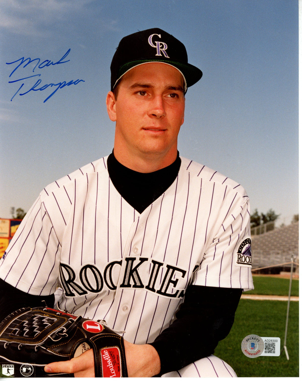 Mark Thomson Colorado Rockies Signed 8x10 Photo - Beckett Beckett-Powers Sports Memorabilia