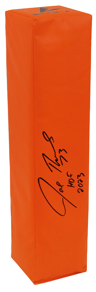 Joe Thomas Autographed BSN Orange Endzone Pylon w/ HOF 2023