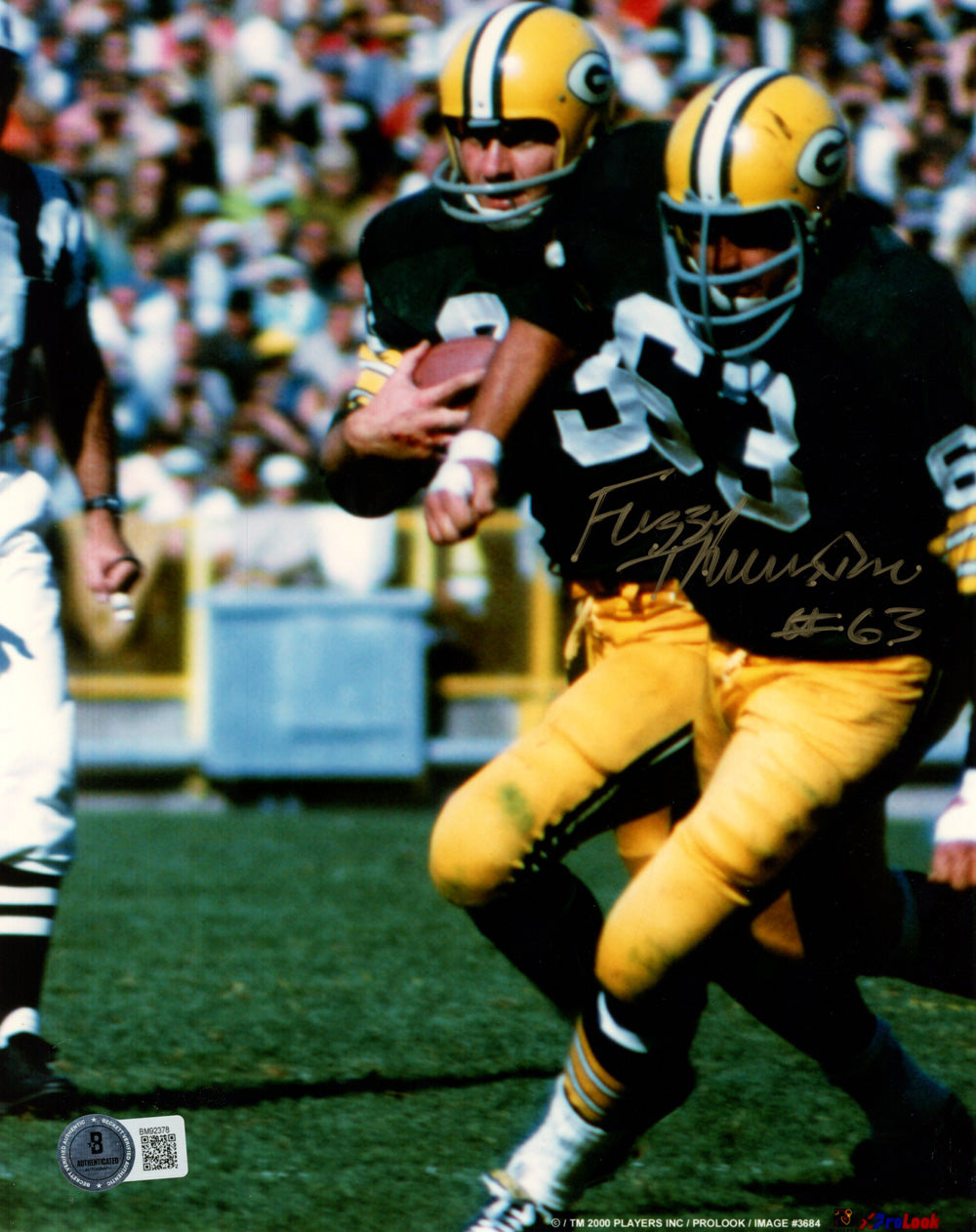 Fuzzy Thurston Green Bay Packers Signed 8x10 Photo - Beckett Beckett - 47886-Powers Sports Memorabilia