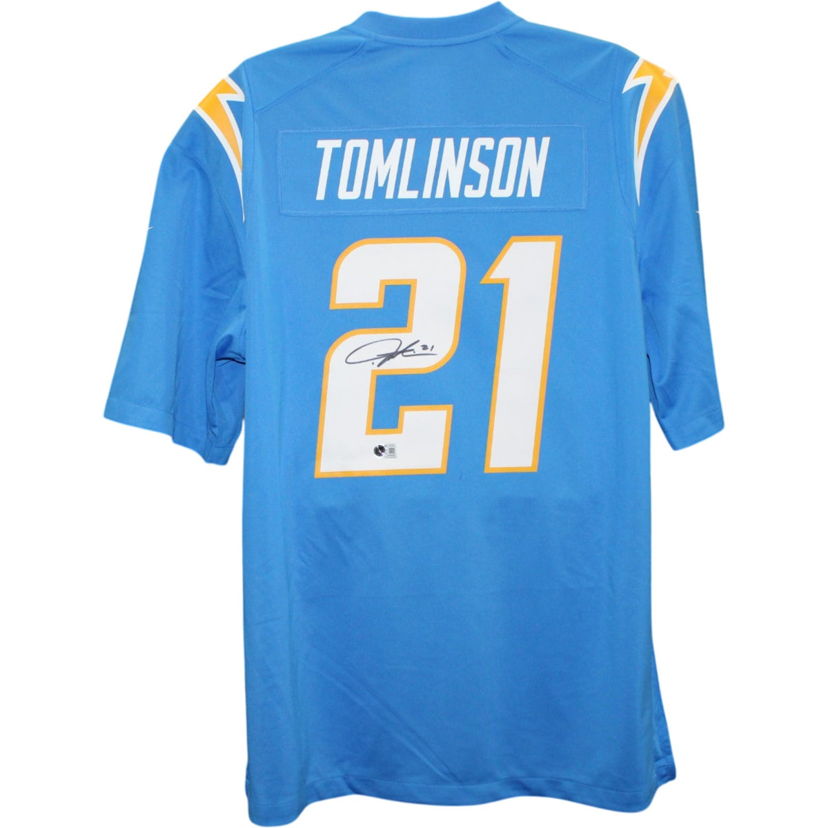 LaDainian Tomlinson San Diego Chargers XL Nike Signed Jersey Beckett W 58508 Beckett-Powers Sports Memorabilia