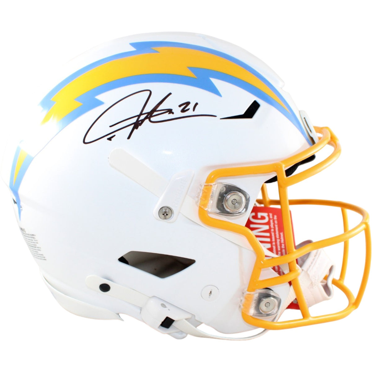 LaDainian Tomlinson Los Angeles Chargers SpeedFlex Signed Helmet Beckett W 58491 Beckett-Powers Sports Memorabilia