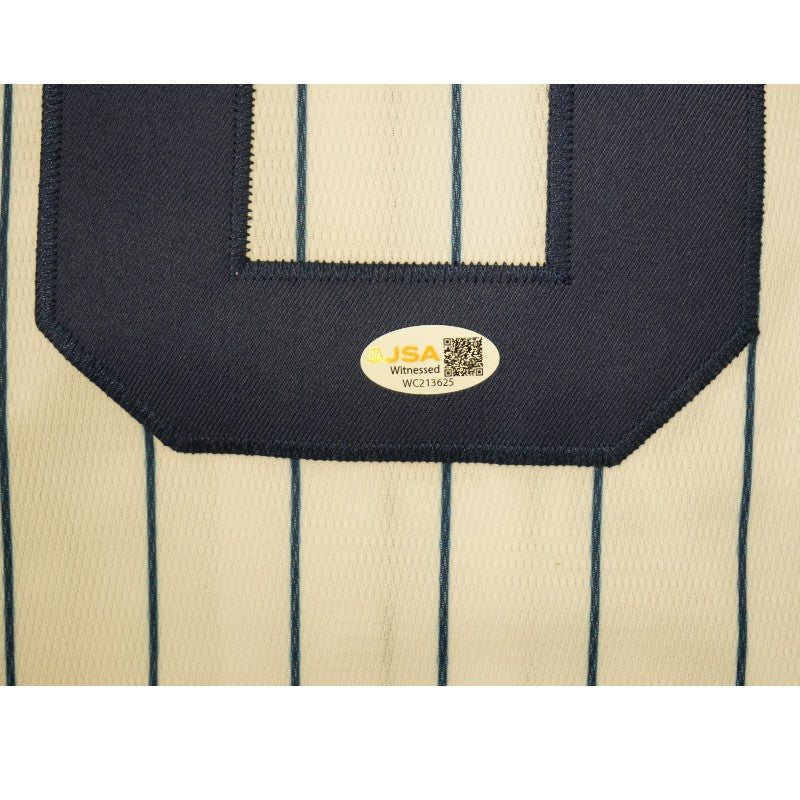 Joe Torre New York Yankees Signed Home Jersey with 1996 WS Patch JSA Holo Only-Powers Sports Memorabilia