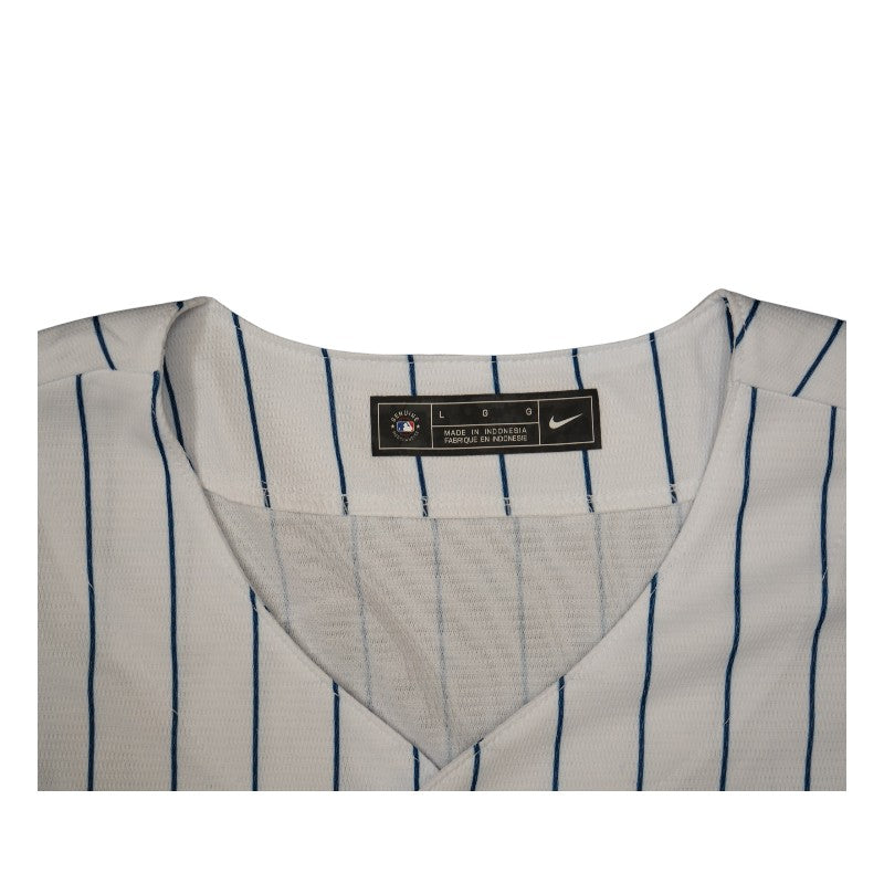 Joe Torre New York Yankees Signed Home Jersey with 1996 WS Patch JSA Holo Only-Powers Sports Memorabilia