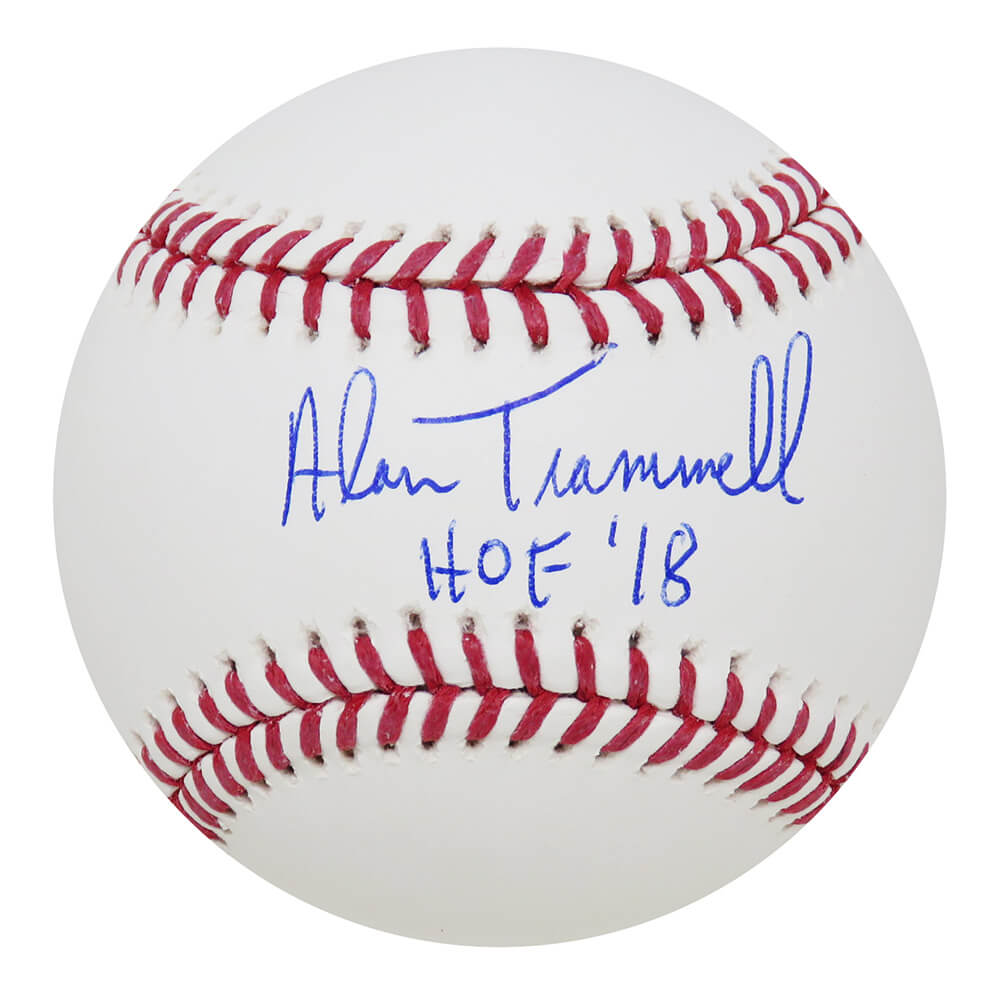 Alan Trammell Autographed Rawlings Official MLB Baseball with HOF'18-Powers Sports Memorabilia