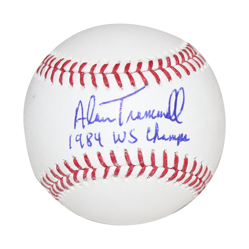 Alan Trammell Signed Detroit Tigers Baseball WS Champs – Beckett Authenticated-Powers Sports Memorabilia