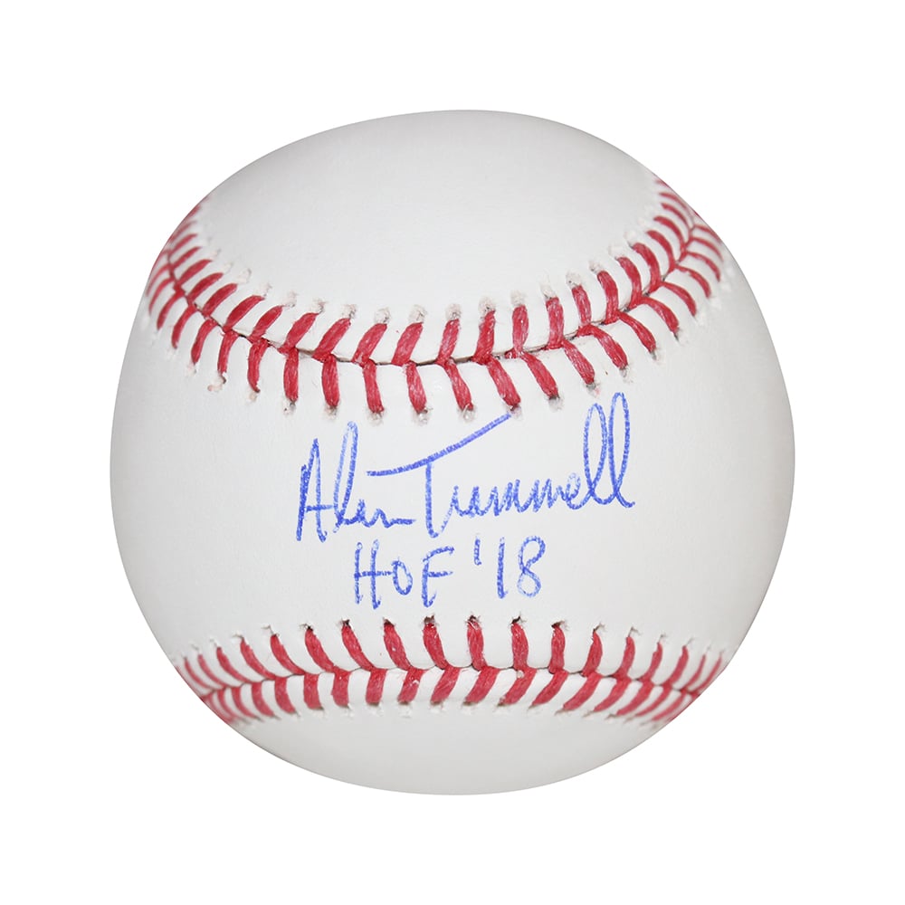 Alan Trammell Signed Detroit Tigers Baseball HOF – Beckett Authenticated-Powers Sports Memorabilia