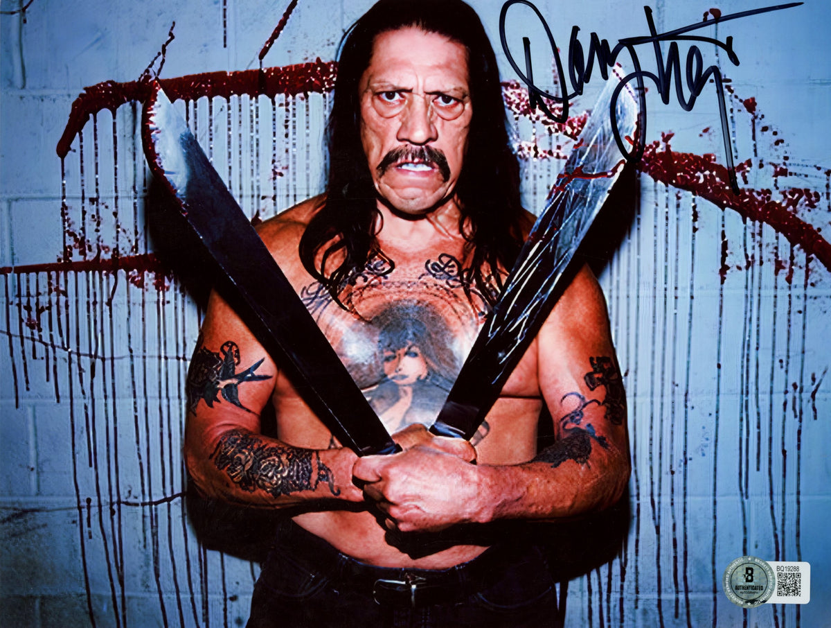 Danny Trejo Machete Signed 8x10 Photo - Beckett Beckett-Powers Sports Memorabilia