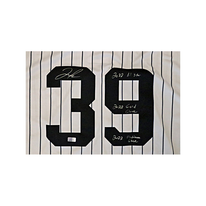 Jose Trevino New York Yankees Signed and Inscribed Nike Pinstripe Jersey-Powers Sports Memorabilia