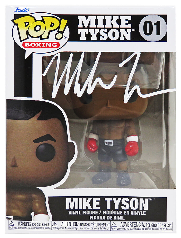 Mike Tyson Autographed Boxing Funko Pop #01