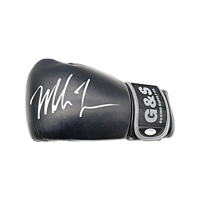 Mike Tyson Signed Black G&S Boxing Glove (PSA Holo)-Powers Sports Memorabilia