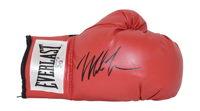 Mike Tyson Signed Everlast Red Right Boxing Glove – Beckett Authenticated-Powers Sports Memorabilia
