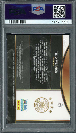 Timo Werner 2020 Select UEFA Euro Soccer Card #175 PSA 9-Powers Sports Memorabilia