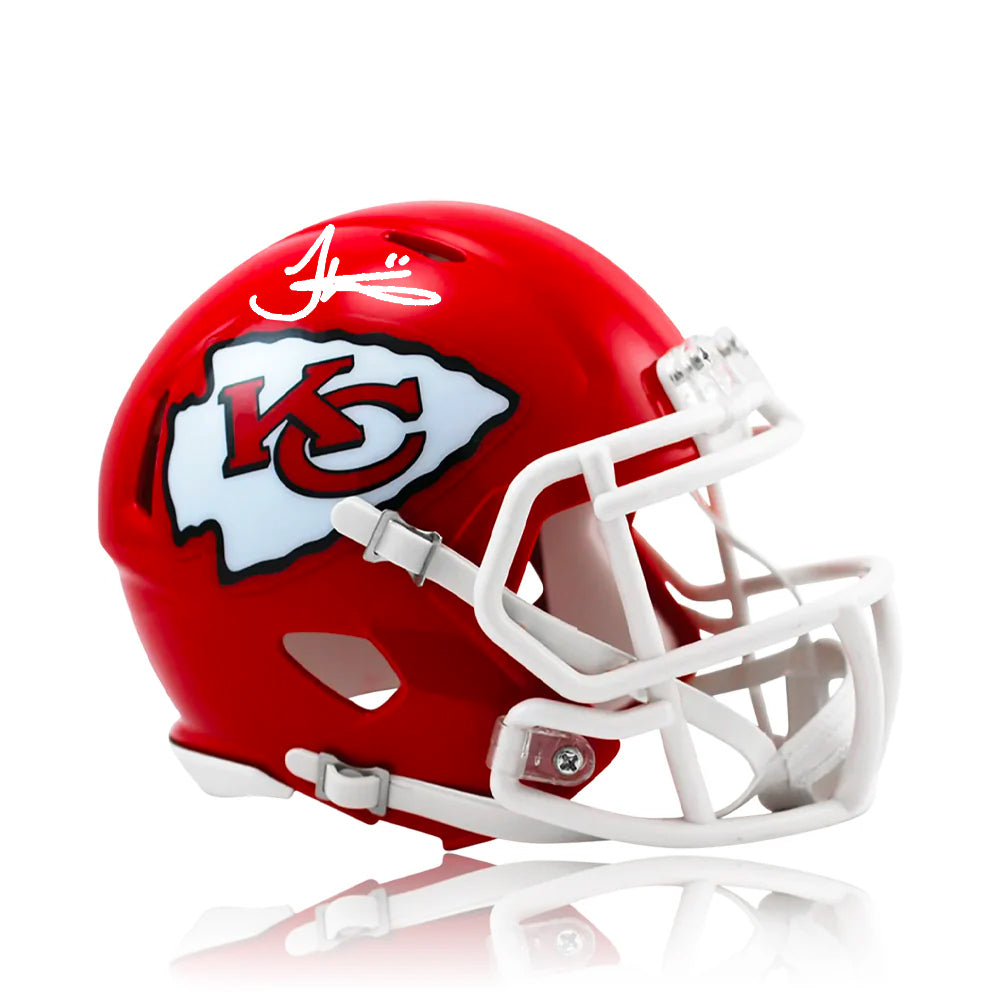 Tyreek Hill Kansas City Chiefs Signed Football Speed Mini-Helmet-Powers Sports Memorabilia