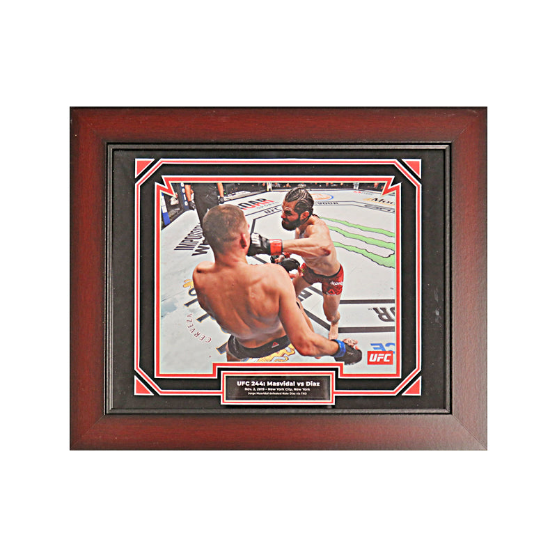 UFC 244: Masvidal vs Diaz Framed 8x10 Photo-Powers Sports Memorabilia