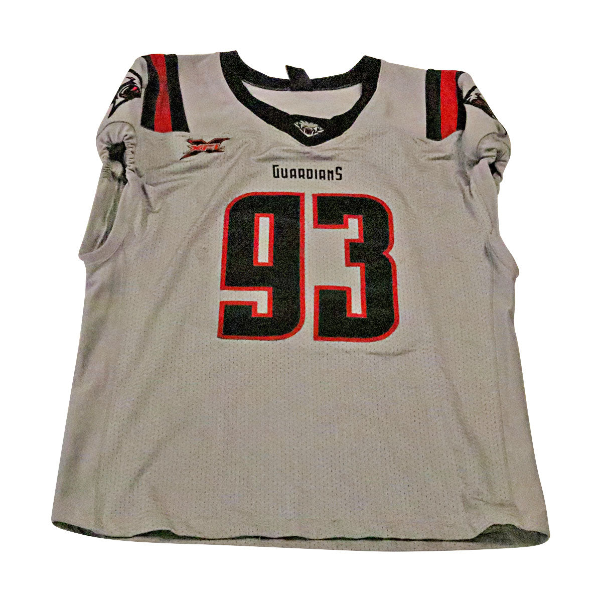 T.J. Barnes New York Guardians 2020 Game Used Away Jersey 2XL-Powers Sports Memorabilia