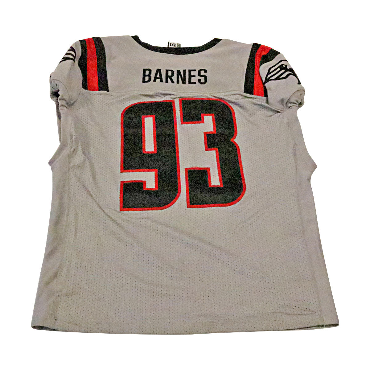 T.J. Barnes New York Guardians 2020 Game Used Away Jersey 2XL-Powers Sports Memorabilia