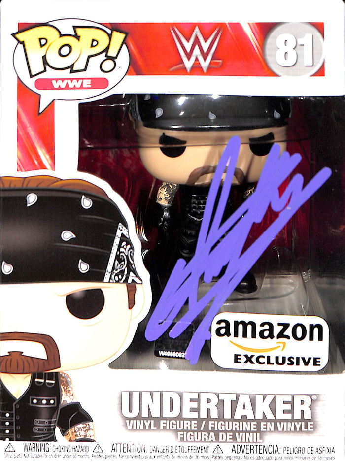 The Undertaker Signed WWE Funko Pop! #81 – Beckett Authenticated-Powers Sports Memorabilia